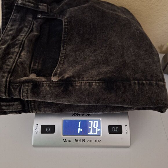 Eileen Fisher Womens Velveteen Mineral Charcoal Wash Skinny Jeans Size 14 - Picture 9 of 9